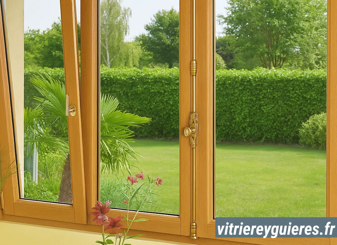 Installation de fenêtre en bois sur mesure Eyguières